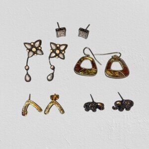 5 pair miscellaneous earrings